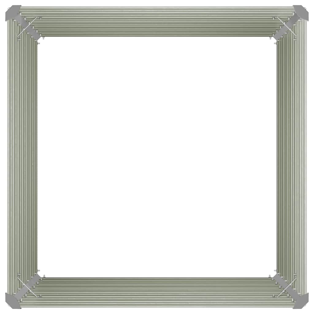 Pakeltas sodo lovelis, rudas, 100x100x77cm, galvan. plienas