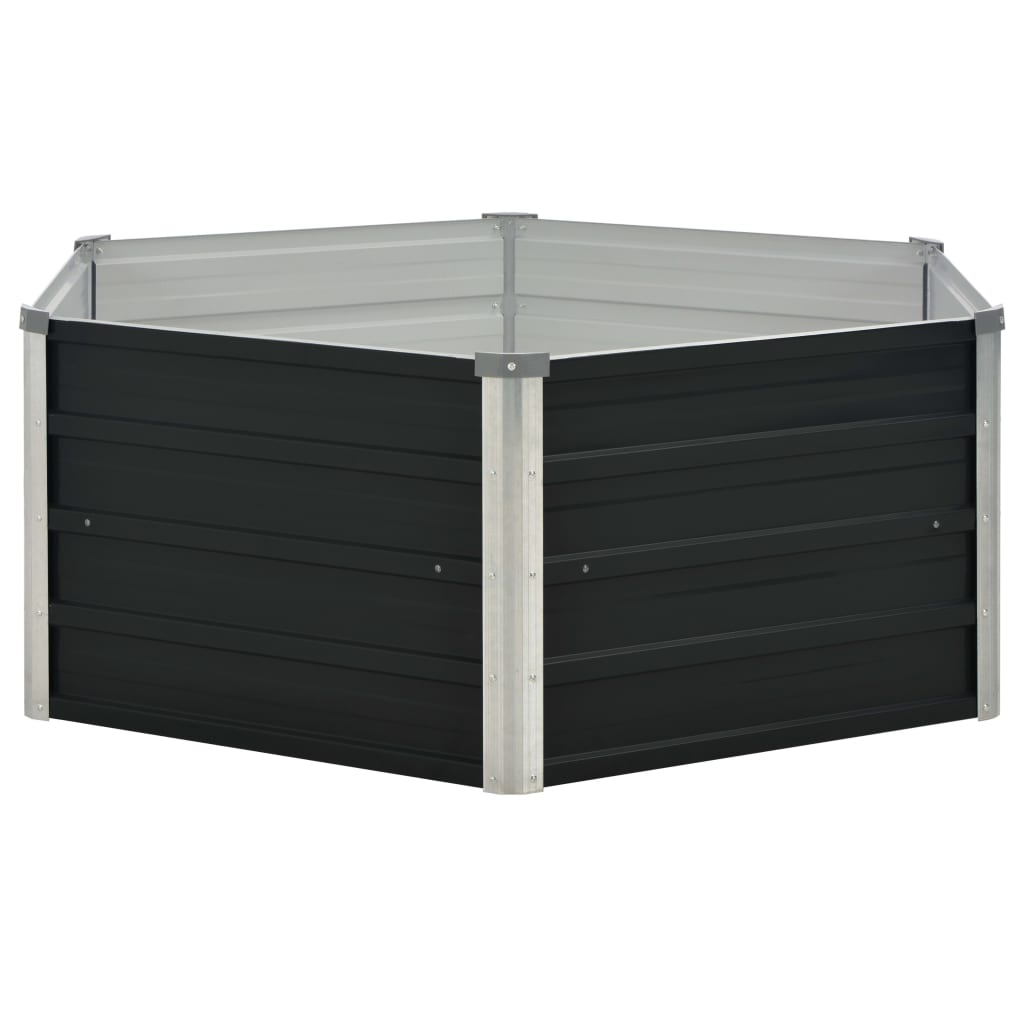 Pakeltas sodo lovelis, antr. sp., 129x129x45cm, galvan. plienas