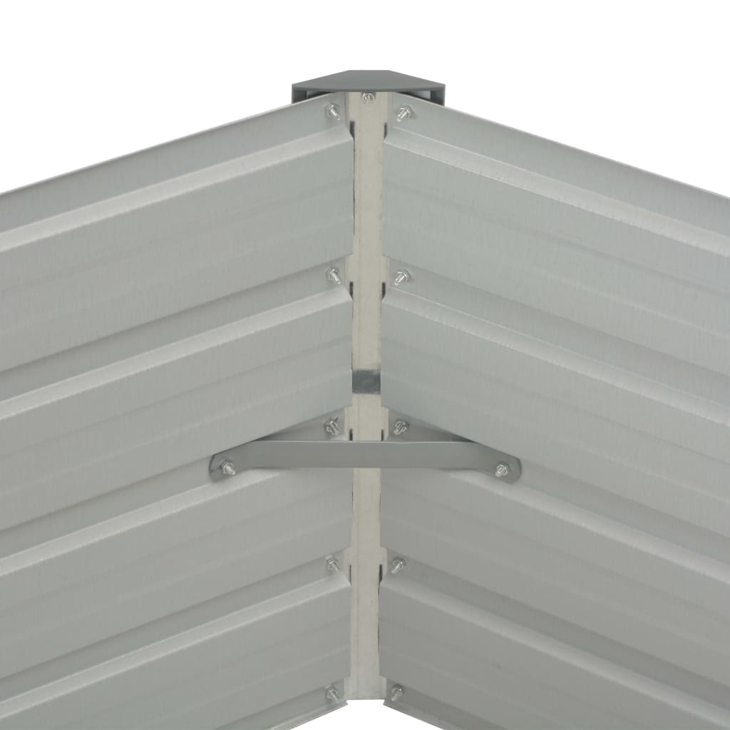 Pakeltas sodo lovelis, antr. sp., 129x129x45cm, galvan. plienas
