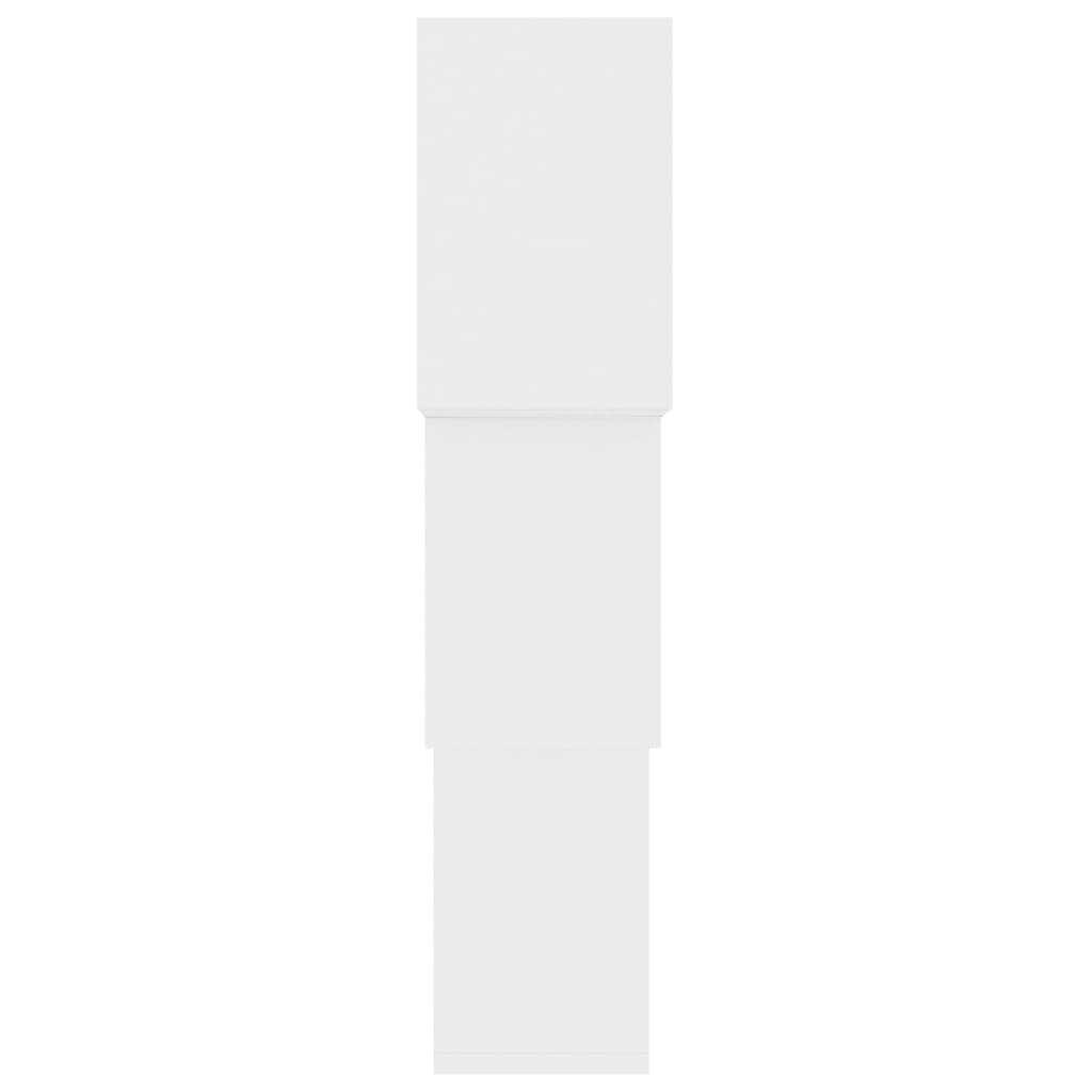 Sieninės lentynos, baltos sp., 68x15x68cm, MDP, kubo formos