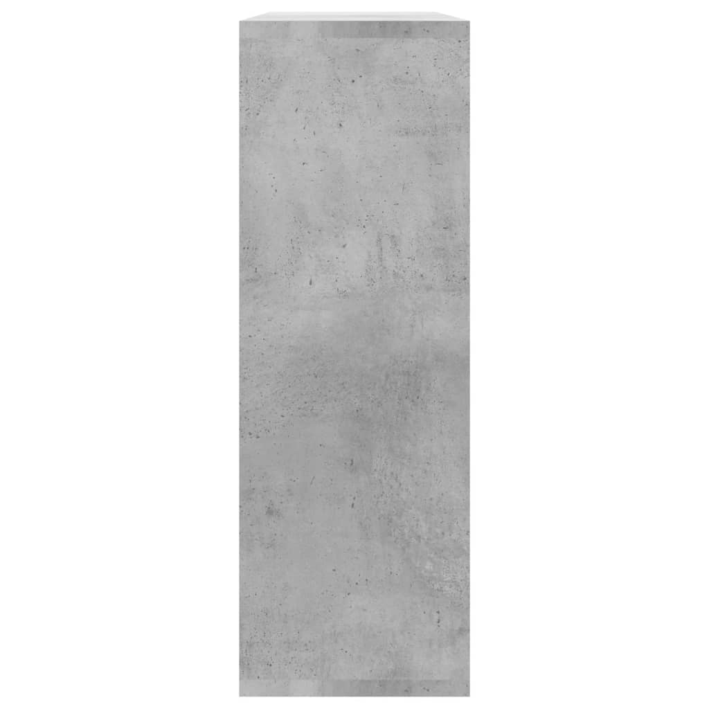 Sieninės lentynos, betono, 104x20x58,5 cm, apdirbta mediena