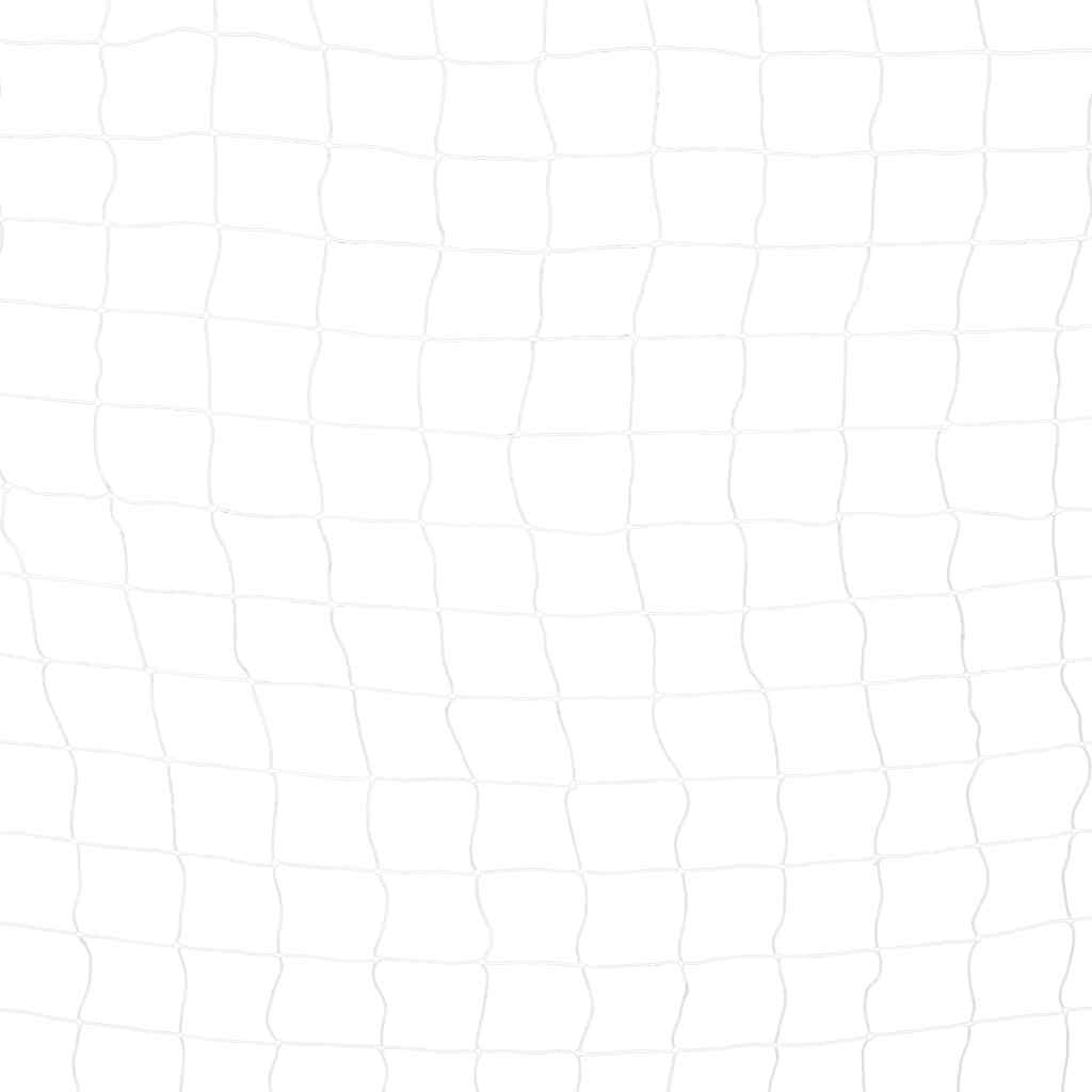 Futbolo vartai, juodos ir baltos sp., 300x200x90 cm, metalas