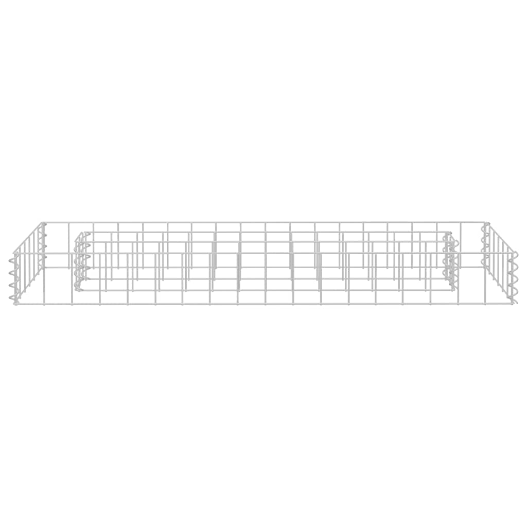 Gabiono lovelis, 90x30x10cm, galvanizuotas plienas, aukštas