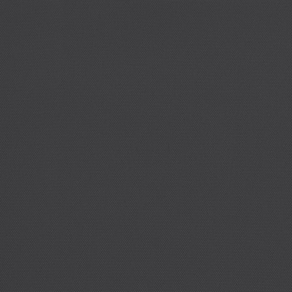 Lauko skėtis su LED ir plieniniu stulpu, juodas, 300cm