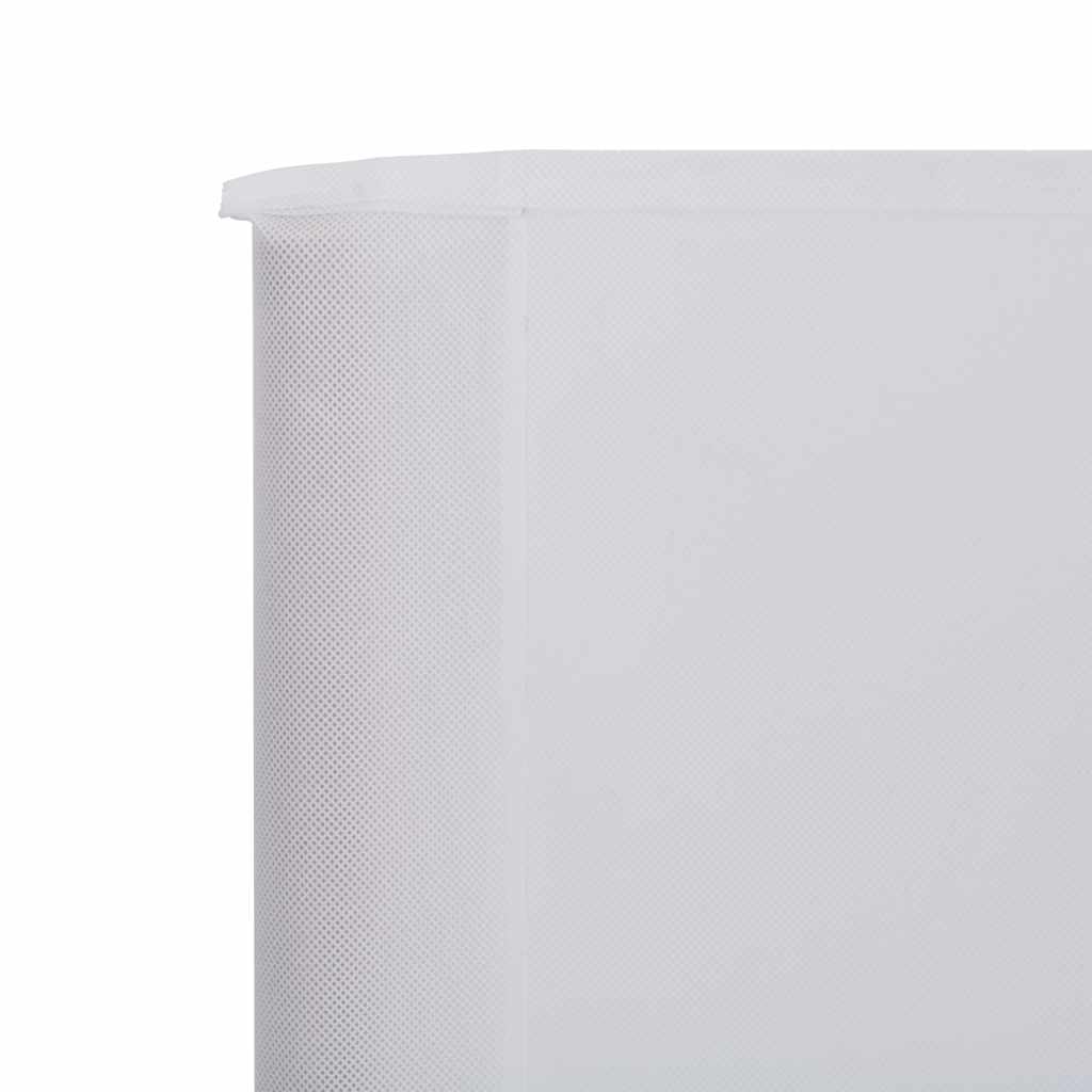 Uždanga nuo vėjo, 3 plokštės, smėlio balta, 400x80cm, audinys