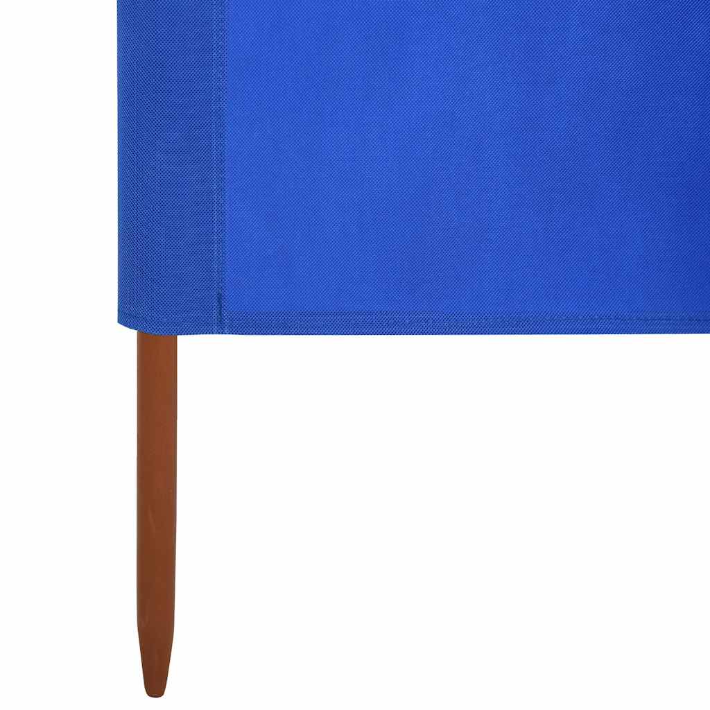 Uždanga nuo vėjo, 9 plokštės, žydra, 1200x160cm, audinys