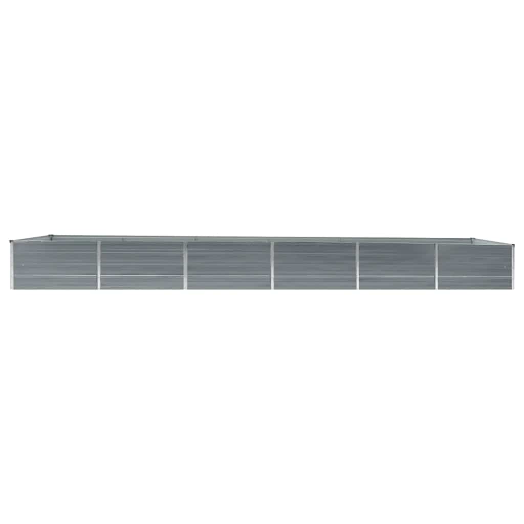 Lovelis, pilkas, 480x80x45cm, galvanizuotas plienas, aukštas