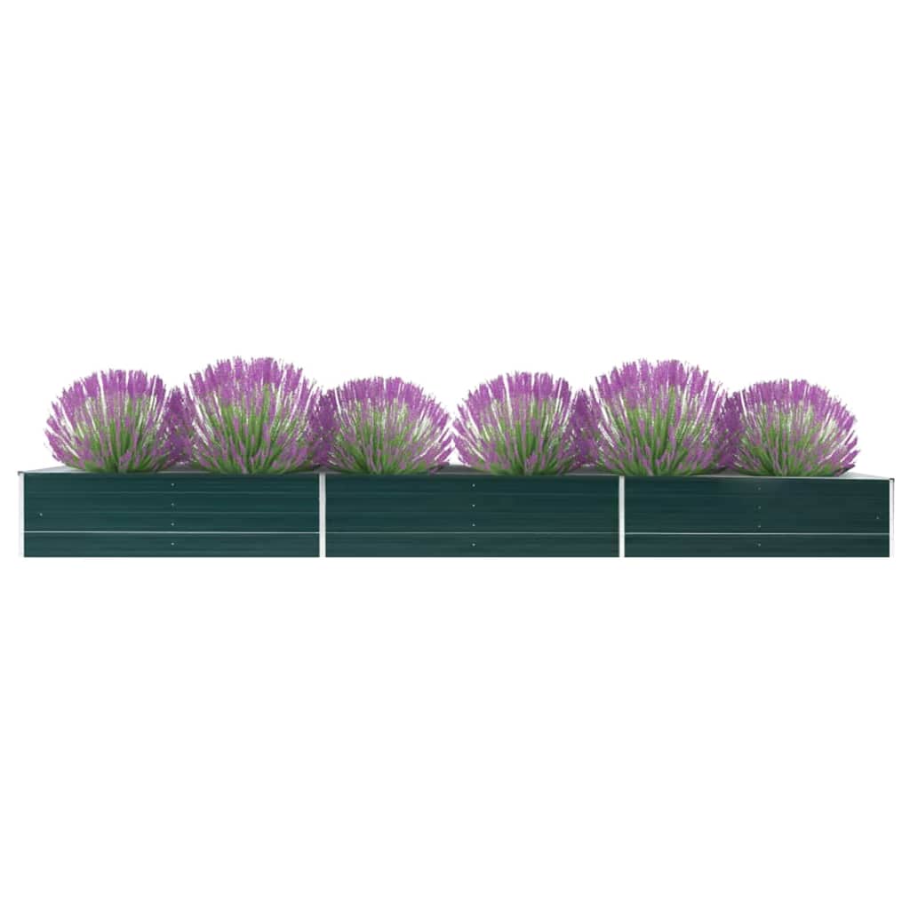 Lovelis, žalias, 480x80x45cm, galvanizuotas plienas, aukštas