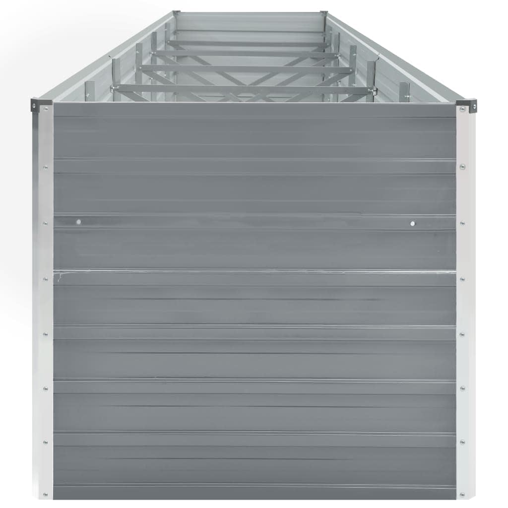 Aukštas lovelis, pilkas, 480x80x77cm, galvanizuotas plienas