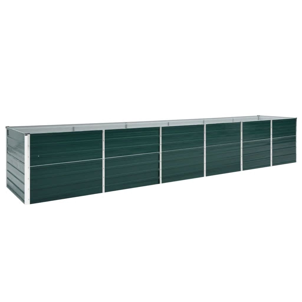 Aukštas lovelis, žalias, 480x80x77cm, galvanizuotas plienas