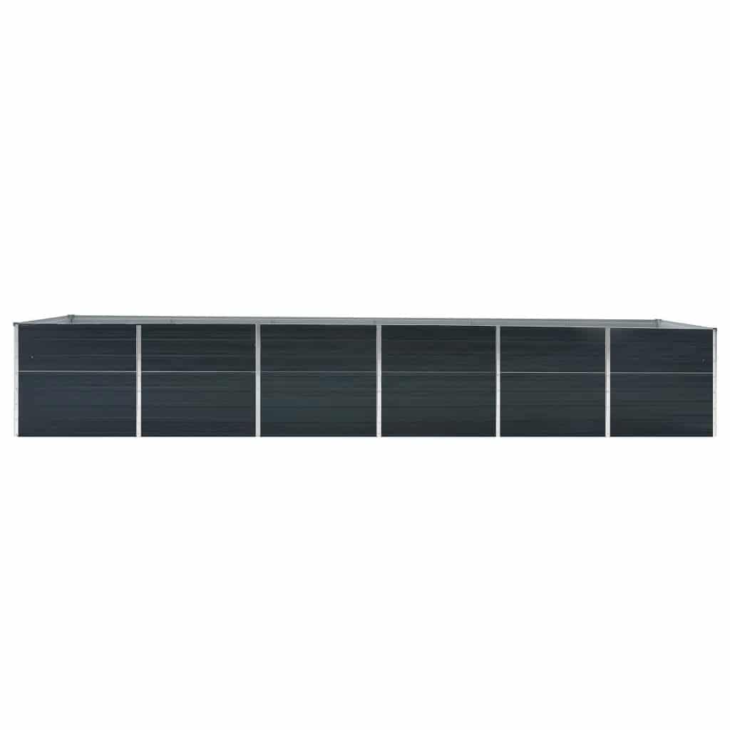 Aukštas lovelis, antracito, 480x80x77cm, galvanizuotas plienas