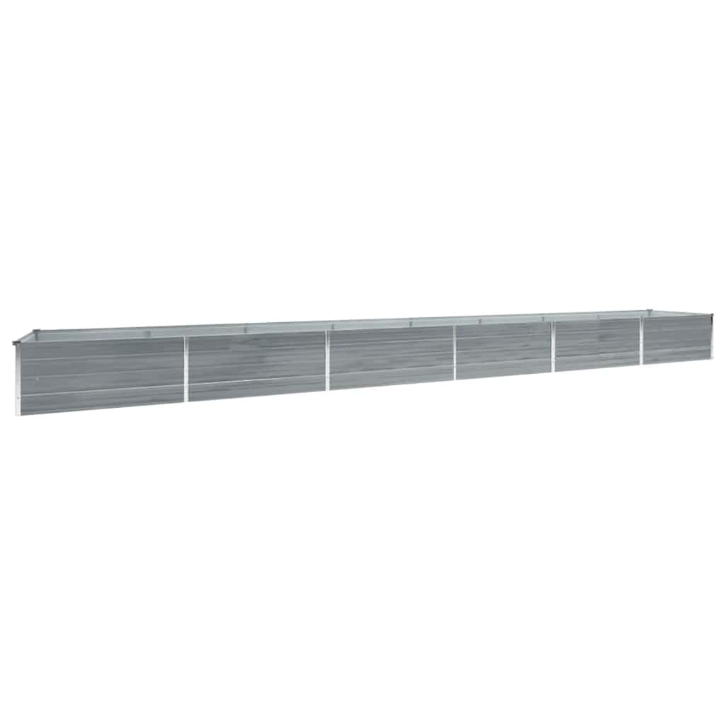 Aukštas lovelis, pilkas, 600x80x45cm, galvanizuotas plienas