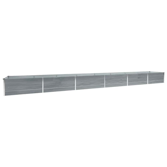 Aukštas lovelis, pilkas, 600x80x45cm, galvanizuotas plienas