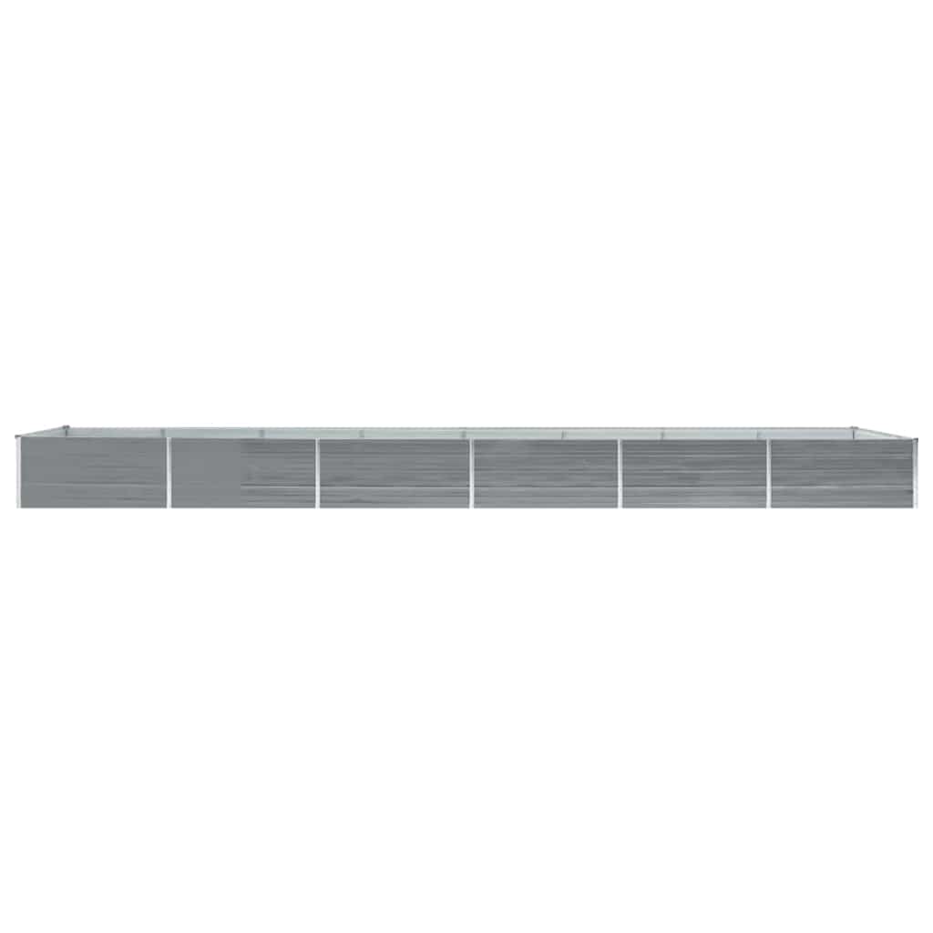 Aukštas lovelis, pilkas, 600x80x45cm, galvanizuotas plienas