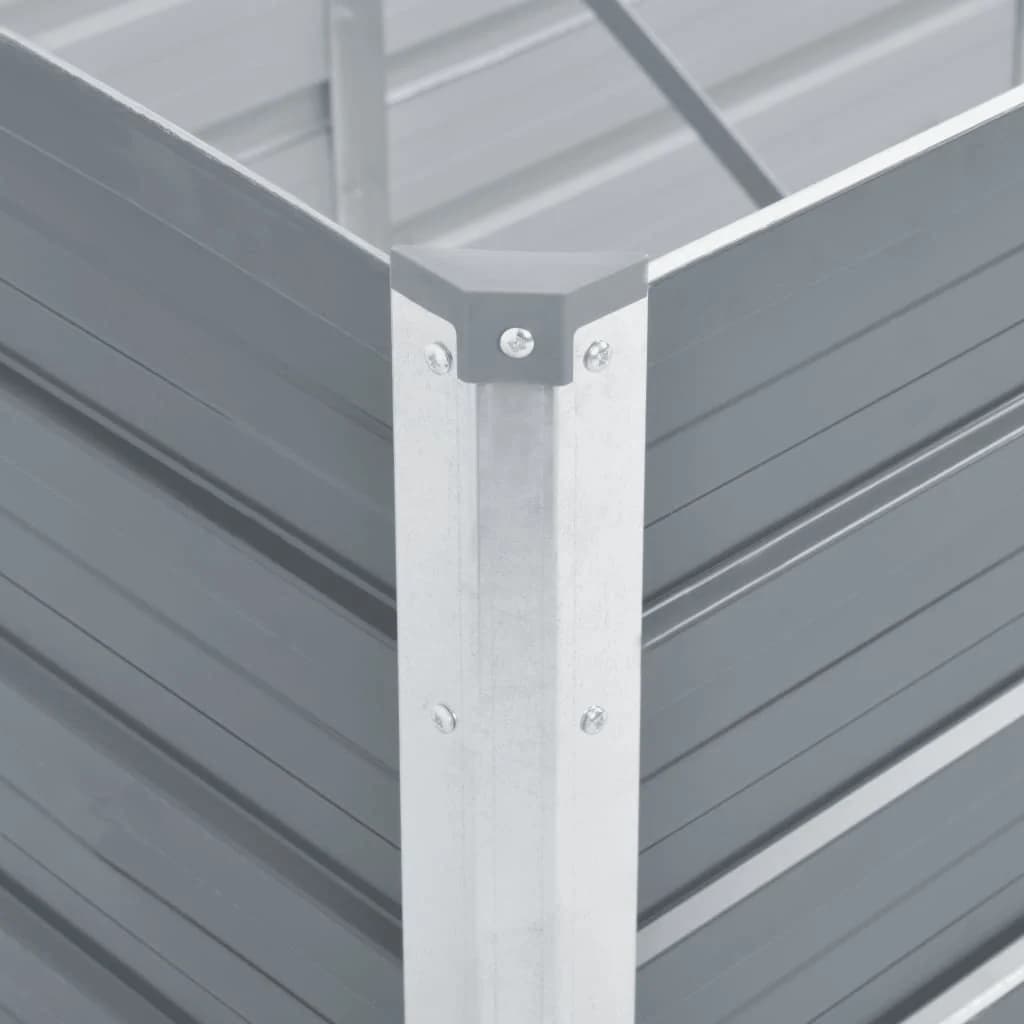 Aukštas lovelis, pilkas, 600x80x45cm, galvanizuotas plienas