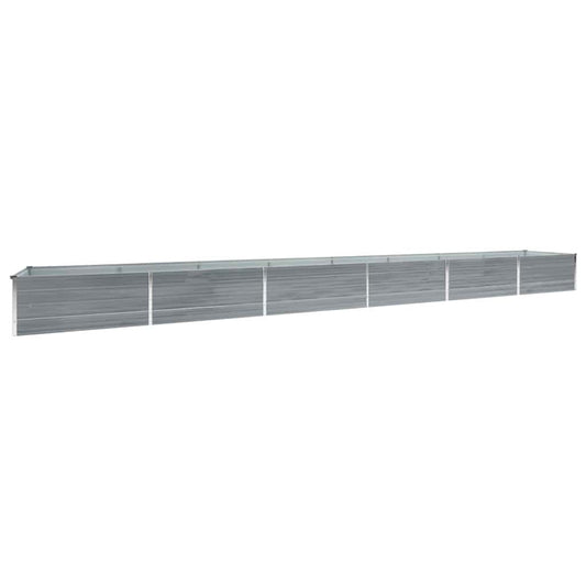 Aukštas lovelis, pilkas, 600x80x45cm, galvanizuotas plienas