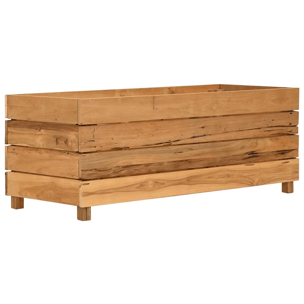 Aukštas lovelis, 100x40x38cm, perdirbtas tikmedis ir plienas