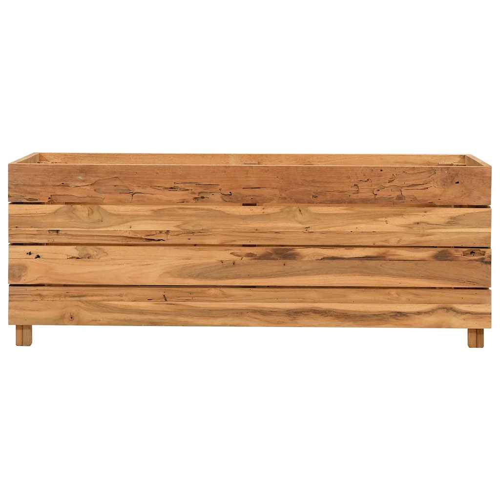 Aukštas lovelis, 100x40x38cm, perdirbtas tikmedis ir plienas