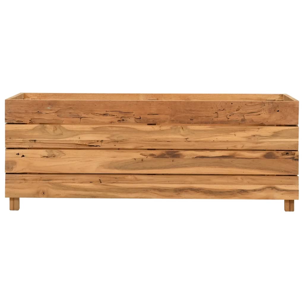 Aukštas lovelis, 100x40x38cm, perdirbtas tikmedis ir plienas