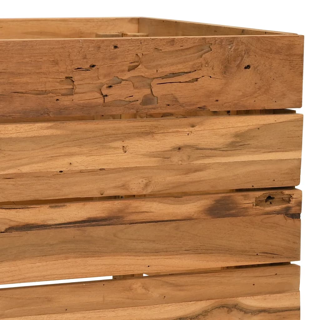 Aukštas lovelis, 100x40x38cm, perdirbtas tikmedis ir plienas