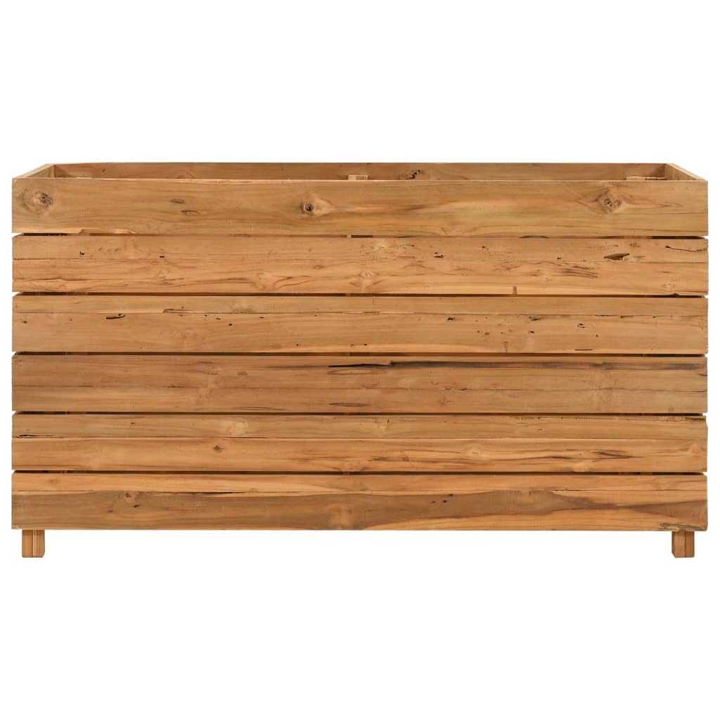 Aukštas lovelis, 100x40x55cm, perdirbtas tikmedis ir plienas