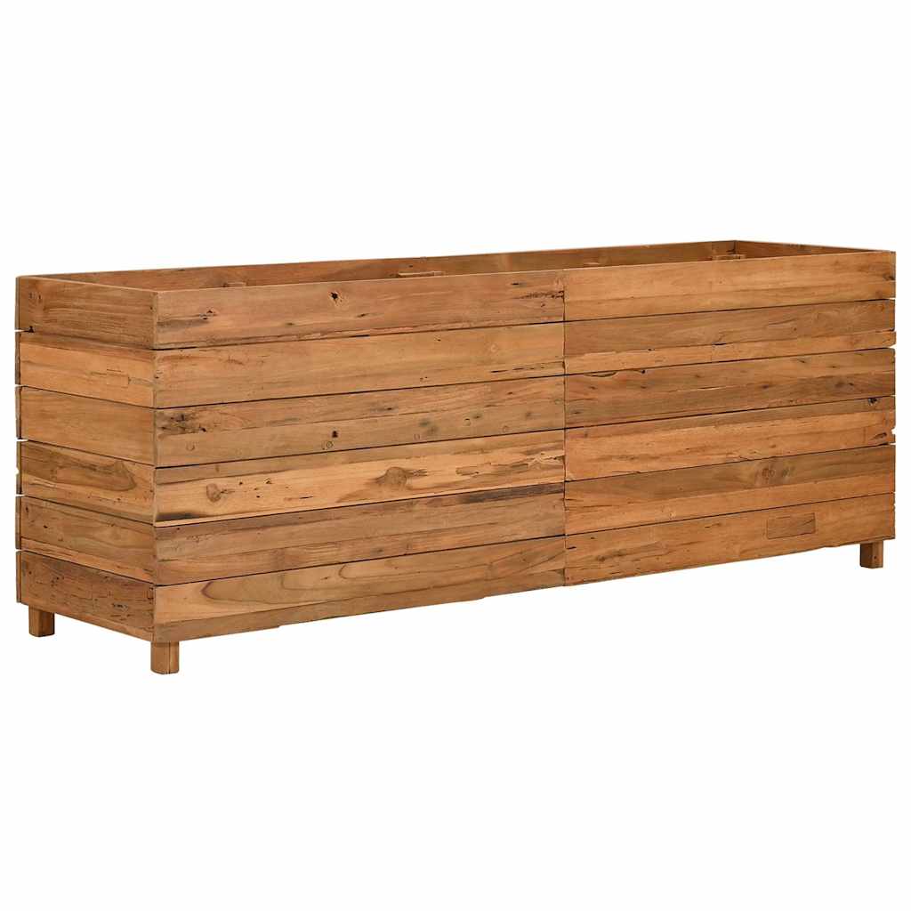 Aukštas lovelis, 150x40x55cm, perdirbtas tikmedis ir plienas