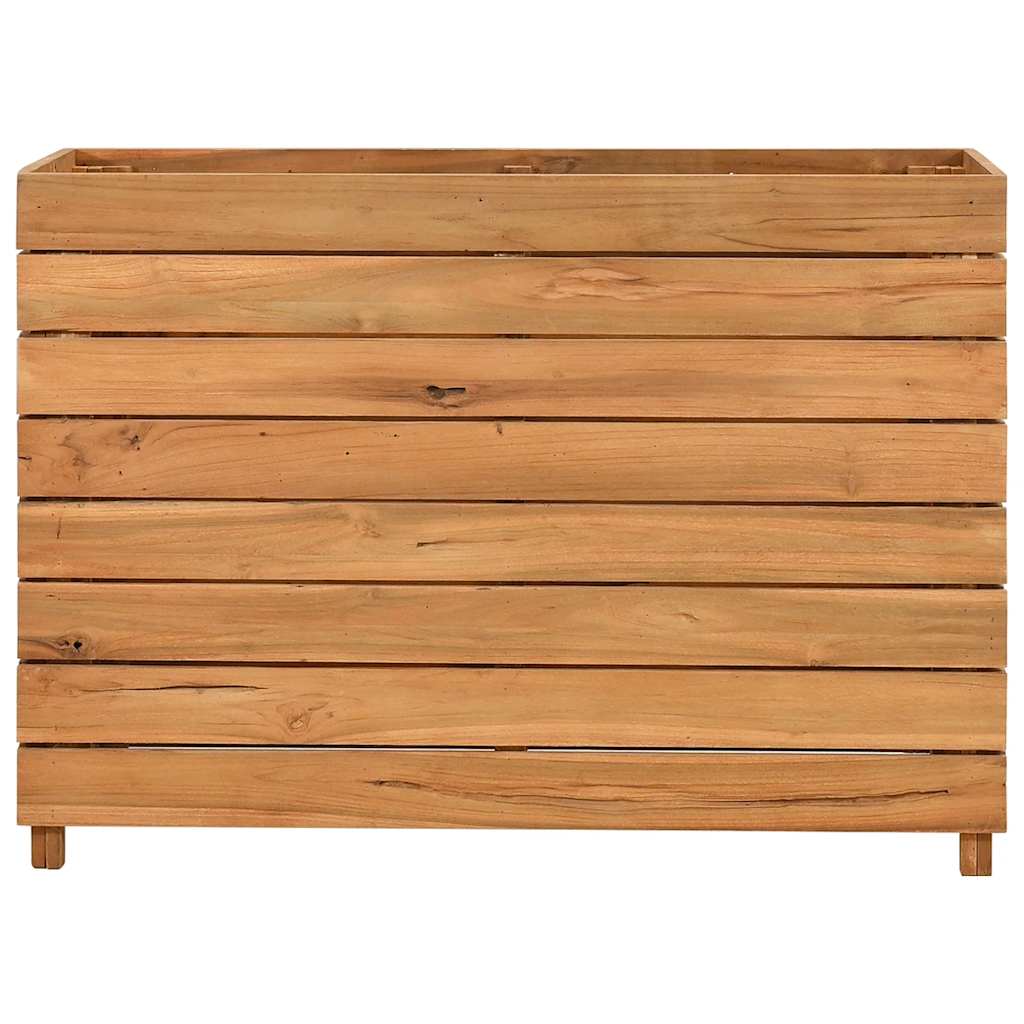 Aukštas lovelis, 100x40x72cm, perdirbtas tikmedis ir plienas