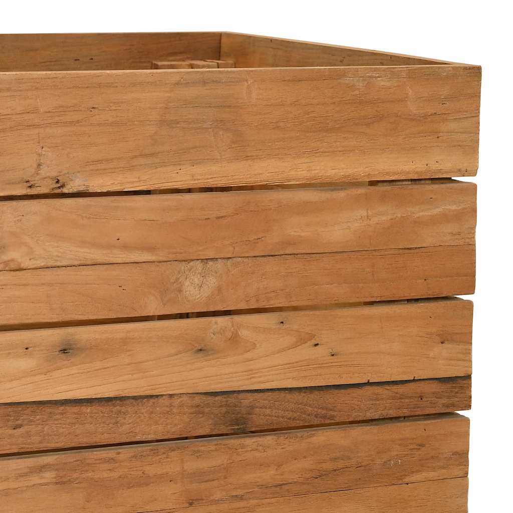 Aukštas lovelis, 150x40x72cm, perdirbtas tikmedis ir plienas