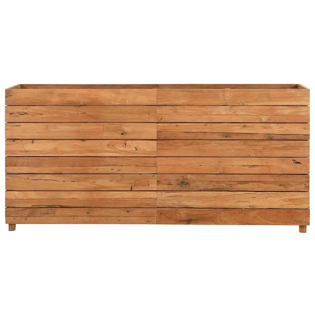 Aukštas lovelis, 150x40x72cm, perdirbtas tikmedis ir plienas