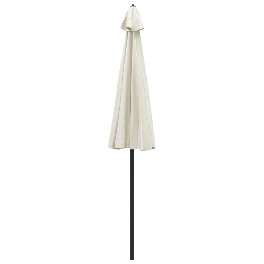Lauko skėtis nuo saulės su aliuminio stulpu, smėlio, 270cm