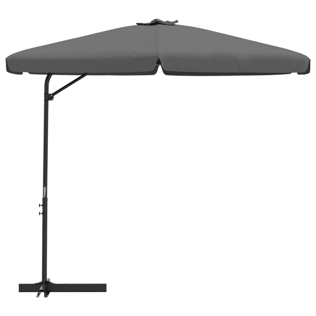 Lauko skėtis su plieniniu stulpu, antr. sp., 300 cm