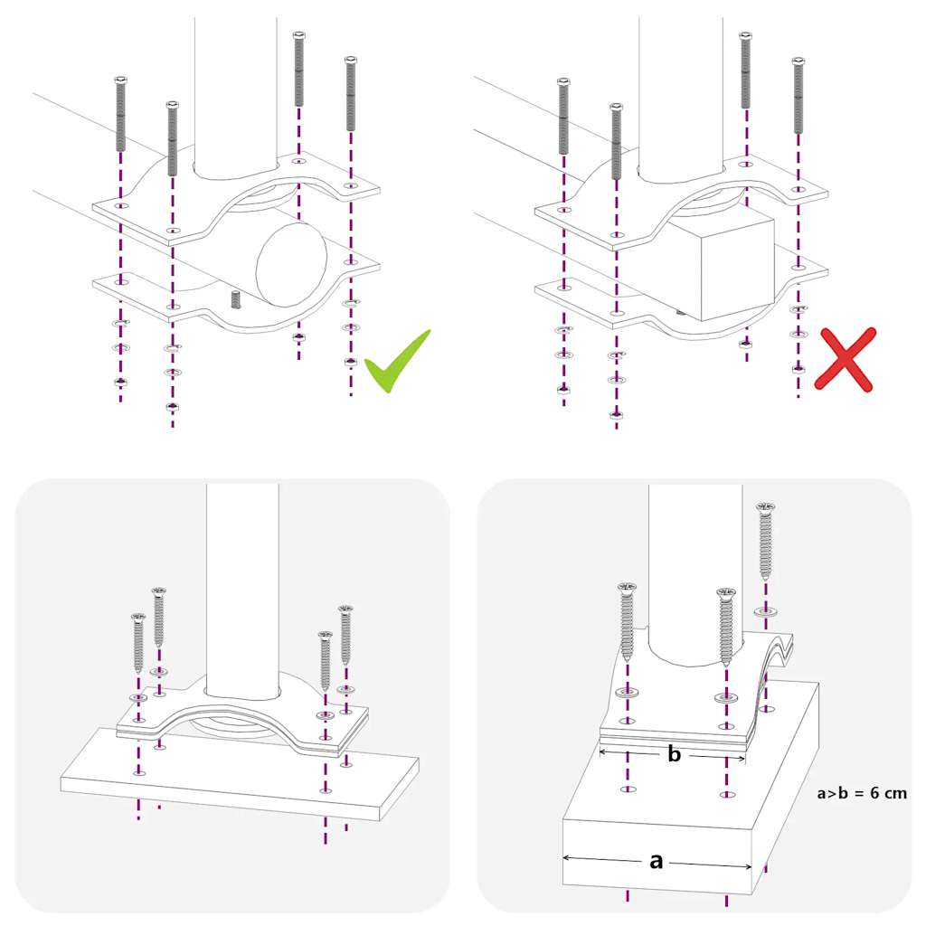 Ištraukiama šoninė kiemo pertvara, mėlynos spalvos, 160x300cm