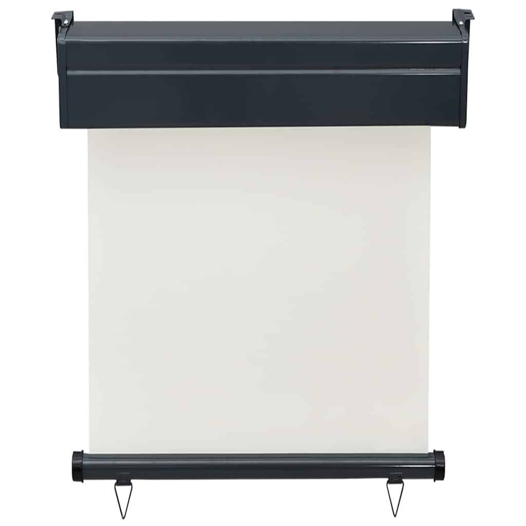 Šoninė balkono markizė, kreminė, 60x250cm