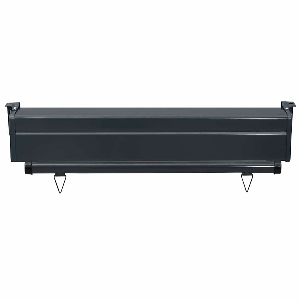 Šoninė balkono markizė, ruda, 80x250cm