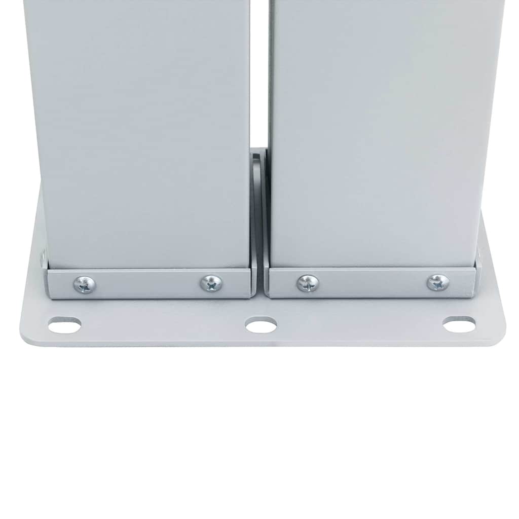 Ištraukiama šoninė pertvara, juodos spalvos, 100x600cm