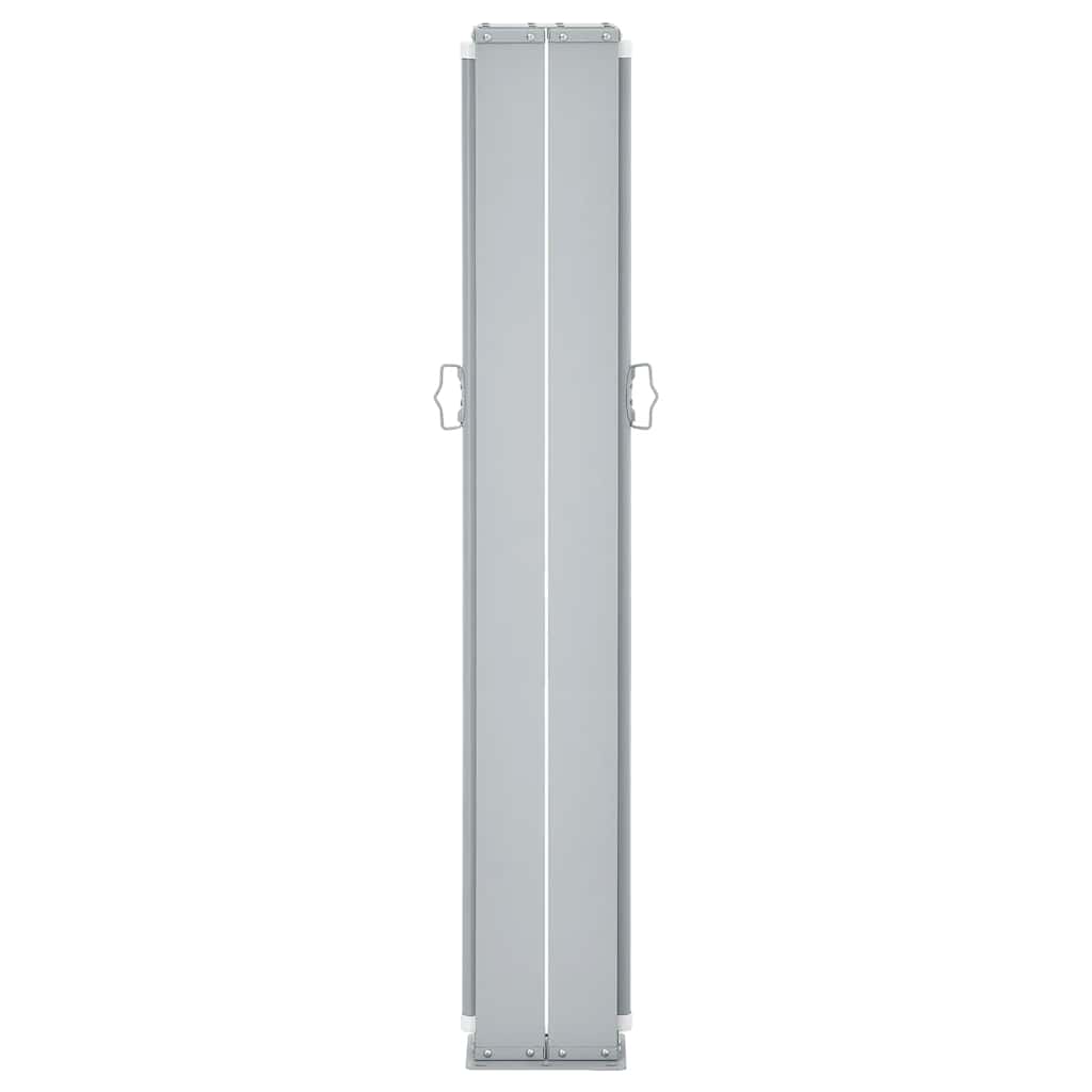 Ištraukiama šoninė pertvara, juodos spalvos, 140x600cm