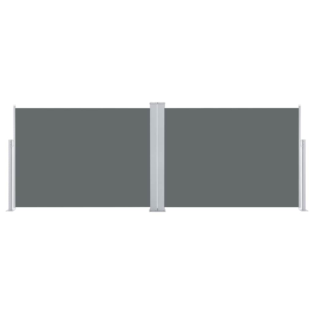 Ištraukiama šoninė pertvara, antracito spalvos, 100x1000cm