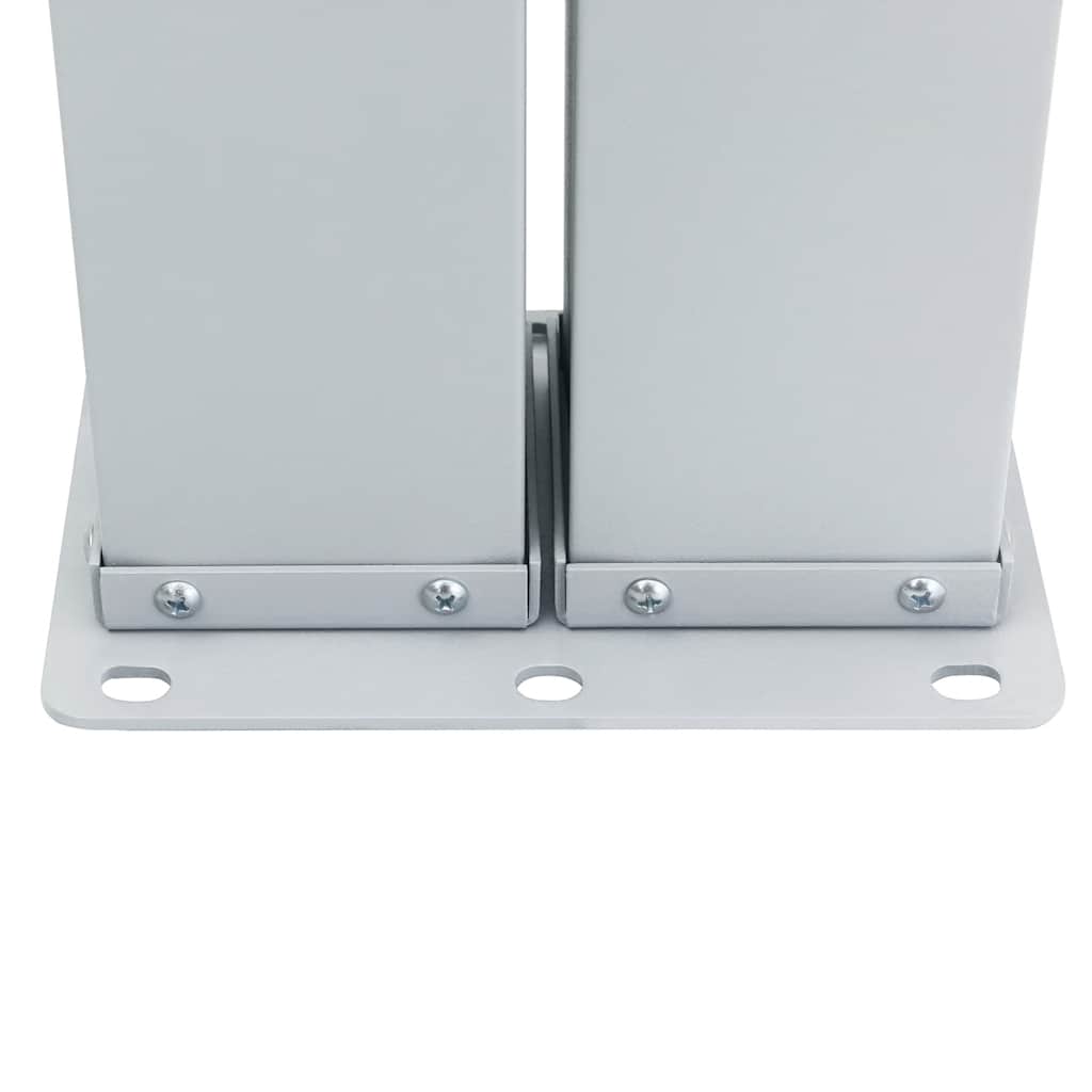 Ištraukiama šoninė pertvara, antracito spalvos, 120x1000cm