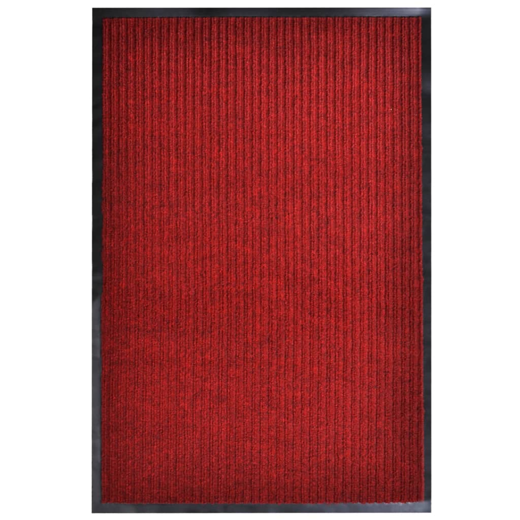 Durų kilimėlis, raudonos spalvos, 117x220 cm, PVC