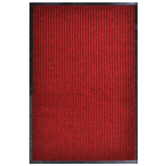 Durų kilimėlis, raudonos spalvos, 117x220 cm, PVC