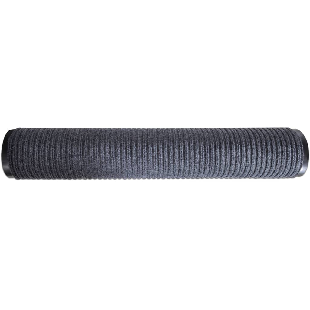 Durų kilimėlis, pilkos spalvos, 117x220cm, PVC