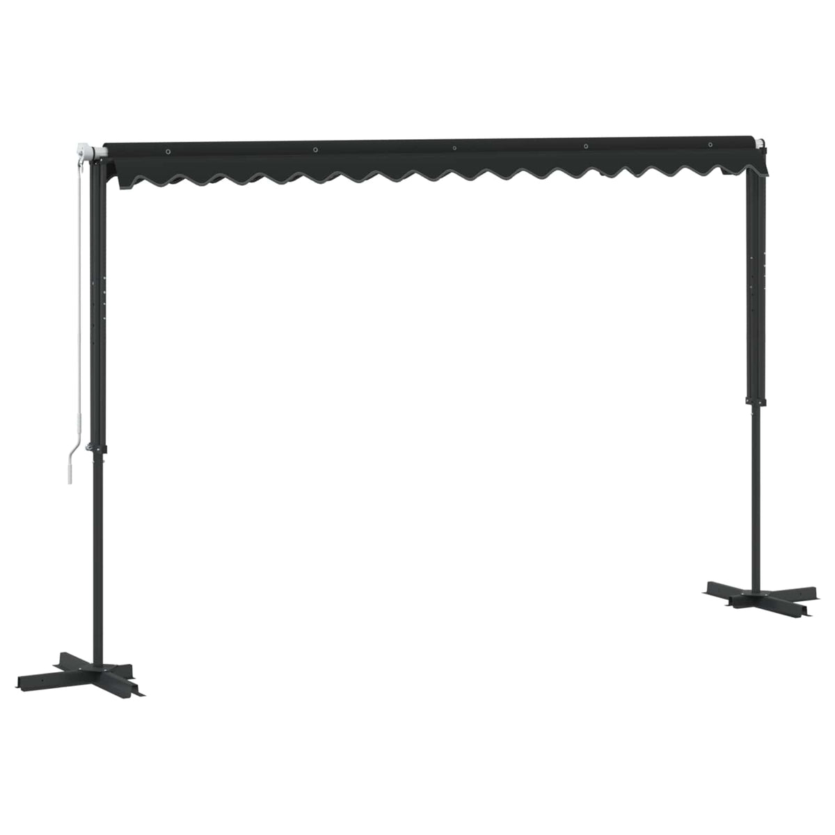 Laisvai pastatoma stoginė, antracito spalvos, 400x300cm