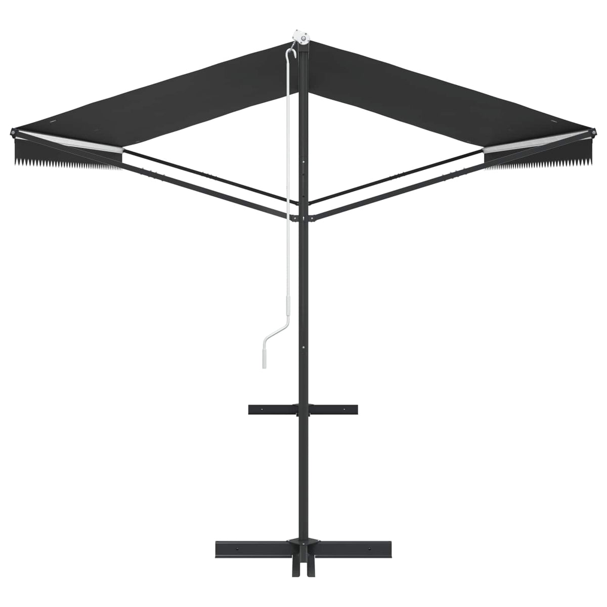 Laisvai pastatoma stoginė, antracito spalvos, 500x300cm
