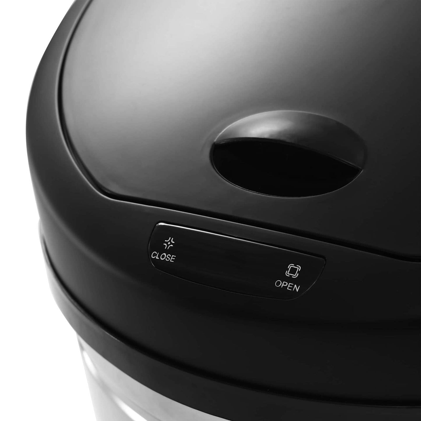 Popieriaus šiukšlių krepšiai Juoda Nerūdijantis Plienas