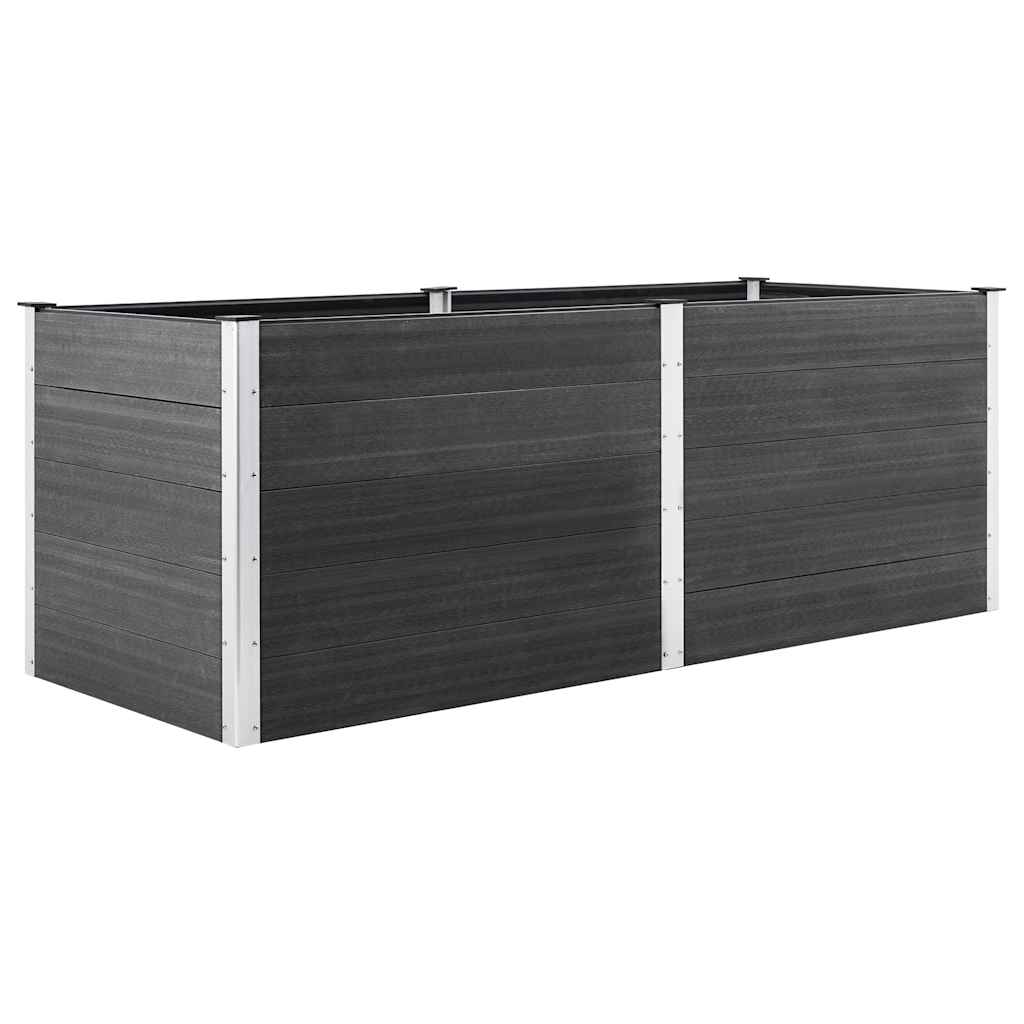 Sodo lovelis, pilkos spalvos, 250x100x91cm, WPC
