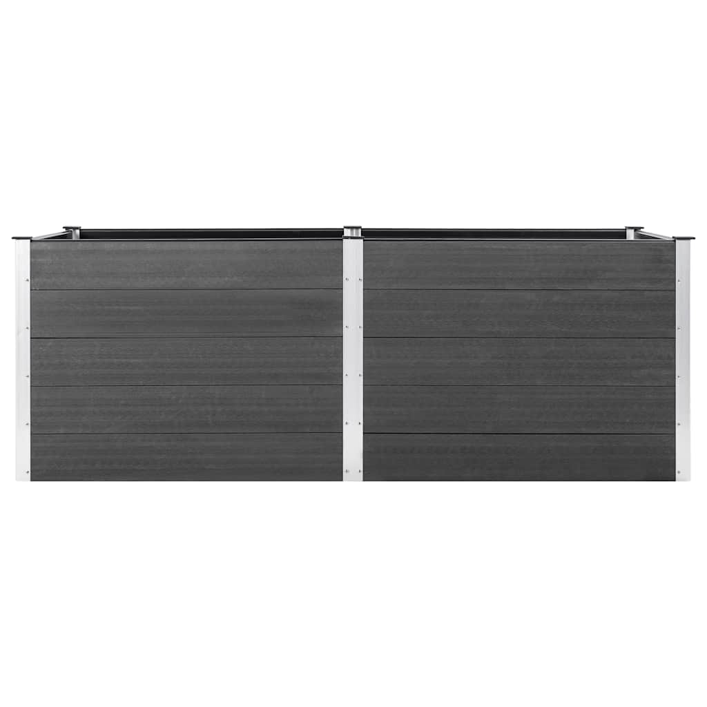 Sodo lovelis, pilkos spalvos, 250x100x91cm, WPC
