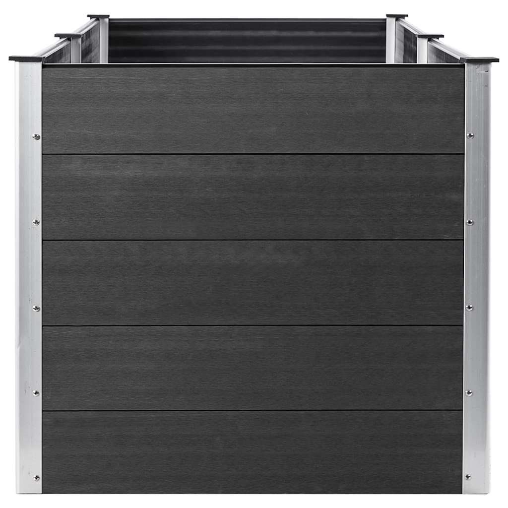 Sodo lovelis, pilkos spalvos, 250x100x91cm, WPC