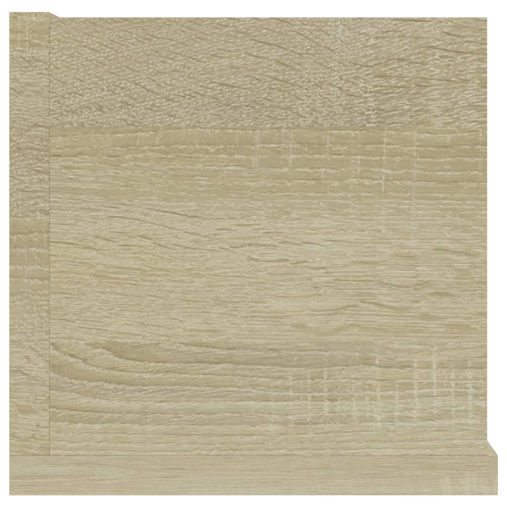 Sieninė CD lentyna, ąžuolo, 100x18x18cm, apdirbta mediena