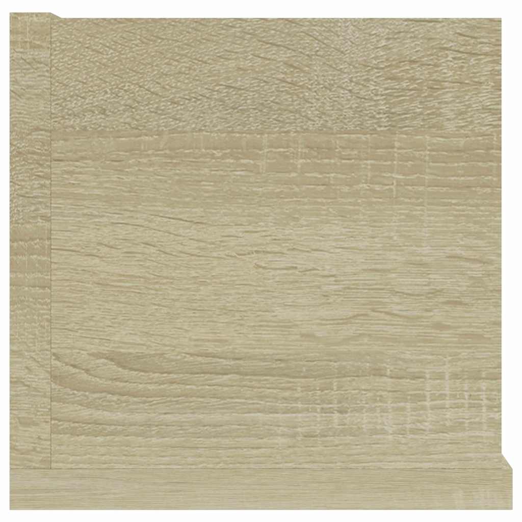 Sieninė CD lentyna, ąžuolo, 100x18x18cm, apdirbta mediena
