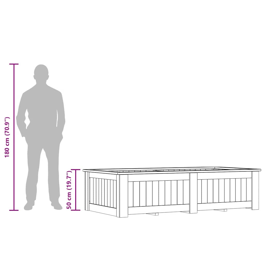 Lovelis, 196x100x50cm, impregnuota pušies mediena